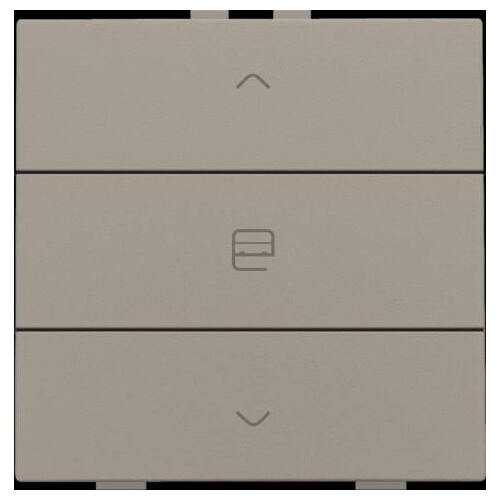 123-51033 Niko Einfach Motorsteuertaster für Niko Home Control, bronze coated Produktbild Additional View 1 L