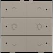 123-52046 Niko Doppel Dimmersteuerung mit LED für Niko Home Control, bronze c Produktbild 1 S