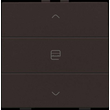 124-51033 Niko Einfach Motorsteuertaster für Niko Home Control, dark brown coated Produktbild 1 S