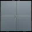 220-51004 Niko 4 fach Taster für Niko Home Control, blue grey coated Produktbild 1 S