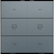220-51036 Niko Zweifach Taster für Niko Home Control, blue grey coated Produktbild 1 S