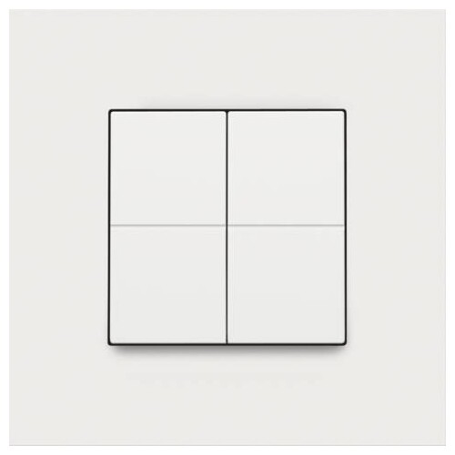 154-91004 Niko Niko Dimmschalter für Hue System, Niko Pure steel white coated Produktbild Additional View 1 L
