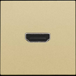 221-69417 Niko Abdeckung mit HDMI zu HDMI Verbindung, gold coated Produktbild Additional View 1 S