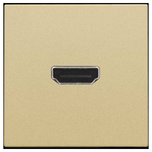 221-69417 Niko Abdeckung mit HDMI zu HDMI Verbindung, gold coated Produktbild Additional View 1 L