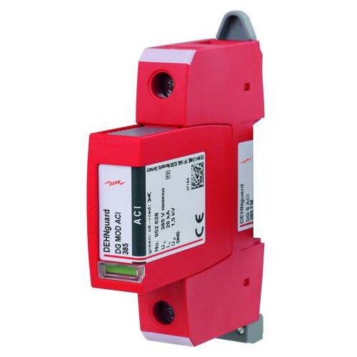 952113 Dehn Überspannungsableiter Typ 2 DEHNguard S 1-polig Uc 385V mit ACI-Tec Produktbild Additional View 1 L