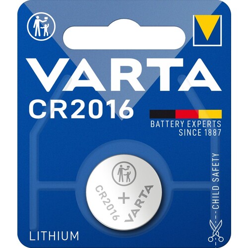 06016101401 VARTA ELECTRONICS CR2016 (1STK.-BL.) Knopfzellenbatterie 3V Produktbild Additional View 2 L