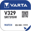 00329101111 VARTA WATCH V329 (1STK.-BL.) Knopfzellenbatterie 1,55V Produktbild Additional View 2 S