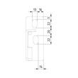 14948 Trayco WB25-0150-DG Wandausleger 150 2,5kN Produktbild Additional View 3 S