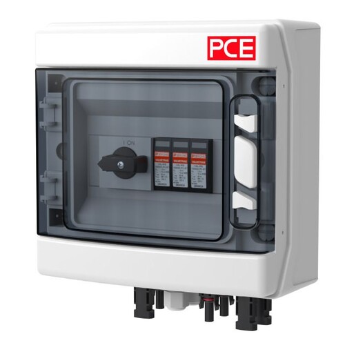 090PV033 PC-Electric PV-BOX SOL-LINE DC1-TS-MC-TYP1+2 IP54 mit Trennschalter Produktbild Additional View 2 L