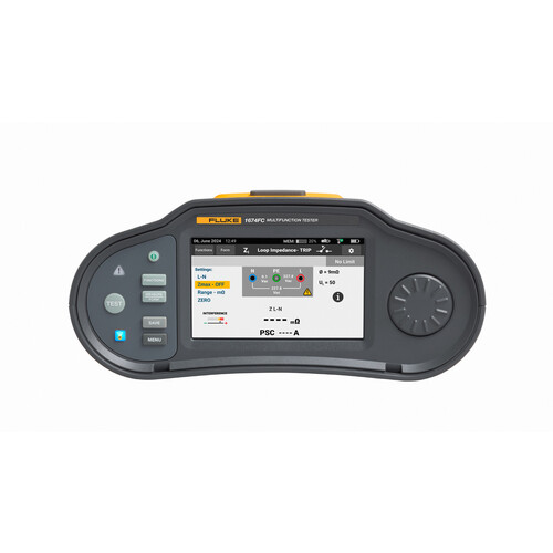 5580841 FLUKE 1674 FC SCH Multifunktions Installationstester Produktbild Additional View 2 L