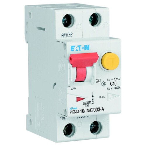 236082 EATON PKNM-10/1N/C/003-A FI/LS-Kombischalter 10A CHAR.C 30MA BED. Produktbild Additional View 2 L