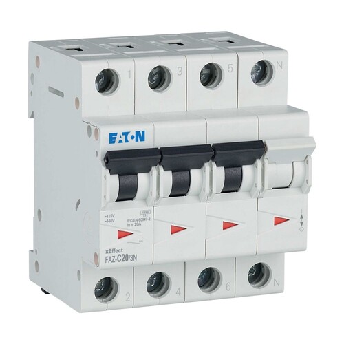 278976 Eaton FAZ-C20/3N Leitungsschutzschalter Produktbild Additional View 2 L