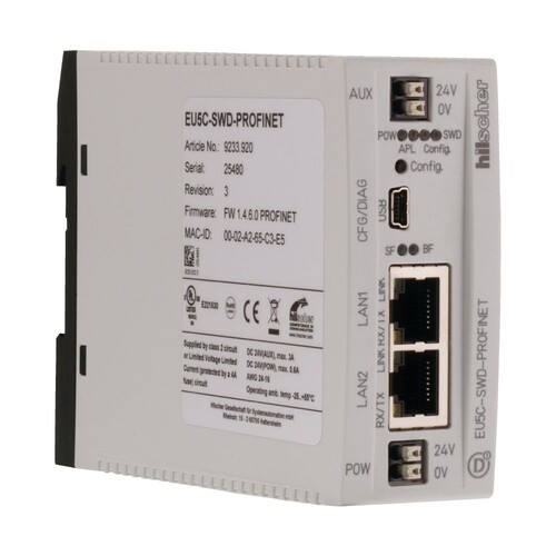 170124 Eaton EU5C-SWD-PROFINET Gateway Profinet Produktbild Additional View 2 L