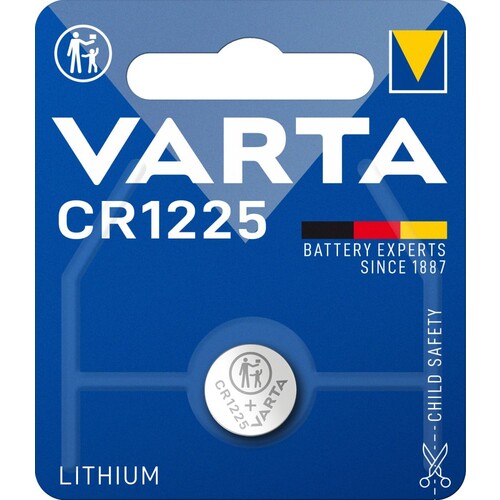 06225101401 VARTA ELECTRONICS CR1225 (1STK.-BL.) Lithi.Knopfzellenbatterie 3V Produktbild Additional View 2 L