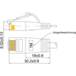 PKW-SLIM-KAT6 0.5GE Wirewin Slim Patchkabel UTP AWG36, 0.5m Gelb Produktbild Additional View 2 S