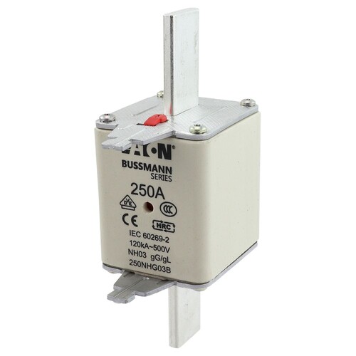 250NHG03B Eaton NH FUSE 250A 500V GL/GG SIZE 03 DUAL IN Produktbild Additional View 2 L