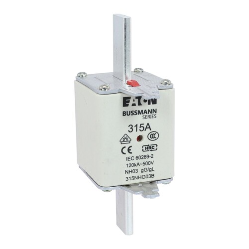 315NHG03B Eaton NH FUSE 315A 500V GL/GG SIZE 03 DUAL I Produktbild Additional View 2 L