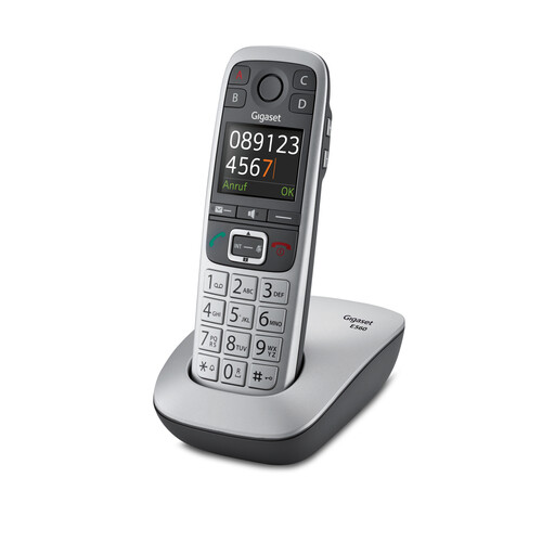 S30852-H2708-C101 Gigaset E560 Dect Clip Schnurlostelefon silber Produktbild Additional View 2 L