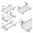 14200 Trayco CT60-WBCL-100-PG Wandausleger klipsbar 100mm 0,9kN Produktbild Additional View 2 S