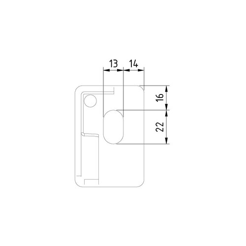 14241 Trayco WB15-0100-DG Wandausleger 100mm 1,5kN Produktbild Additional View 2 L