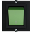 917.135 Bachmann Rahmen 1xSchalter 2 polig grün Zuleitung 1,0m AEH Produktbild Additional View 1 S