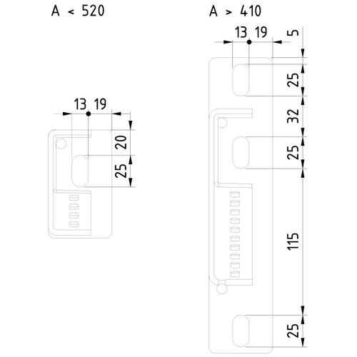 13908 Trayco WB35 0400 DG Wandausleger   Wall Bracket Produktbild Additional View 2 L