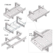 14181 Trayco CT60-CBCL-150-PG C Bügel klipsbar 150 Produktbild Additional View 2 S