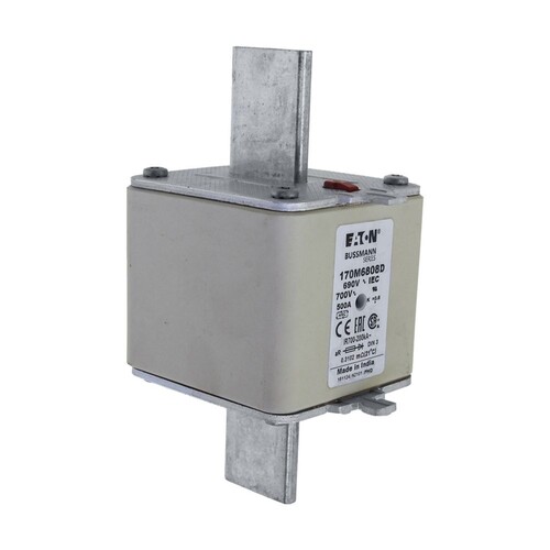 170M6808D Eaton FUSE 500A 690V aR DIN 3 HSDNH  FUSE 500A 690V aR DIN 3 HSDNH Produktbild Additional View 2 L