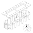 15653 Trayco FS-AC-HO-D-PA9011 Trennsteg f. GerÃ€tebecher Produktbild Additional View 2 S