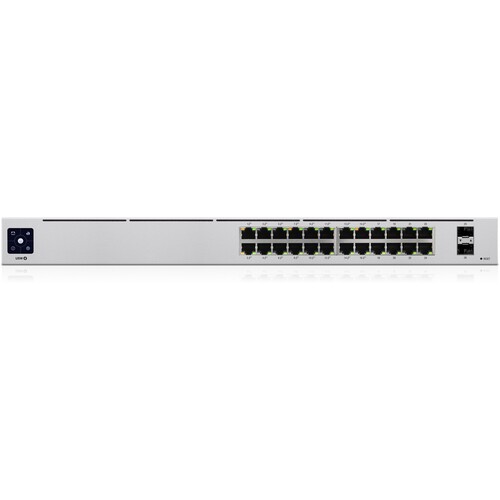 USW-24-POE Ubiquiti UniFi 24Port Gigabit Switch 2xSFP Produktbild Additional View 2 L