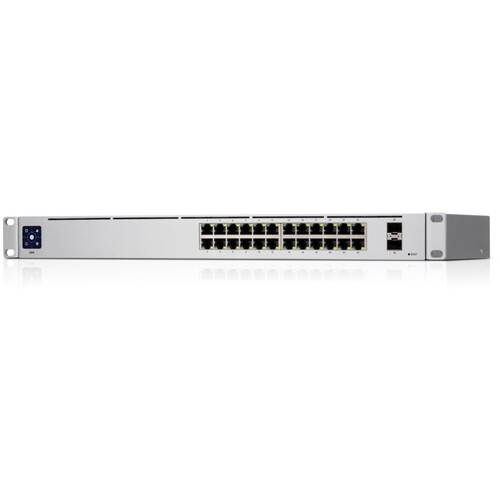 USW-24 Ubiquiti UniFi 24Port Gigabit Switch mit SFP Produktbild Additional View 2 L