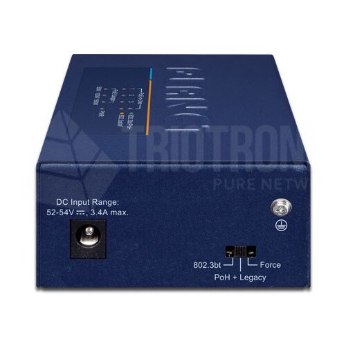 UPOE-400 Planet 4 Port Multi Gigabit 802.3bt PoE++ Injector Hub (160 Watts) Produktbild Additional View 2 L