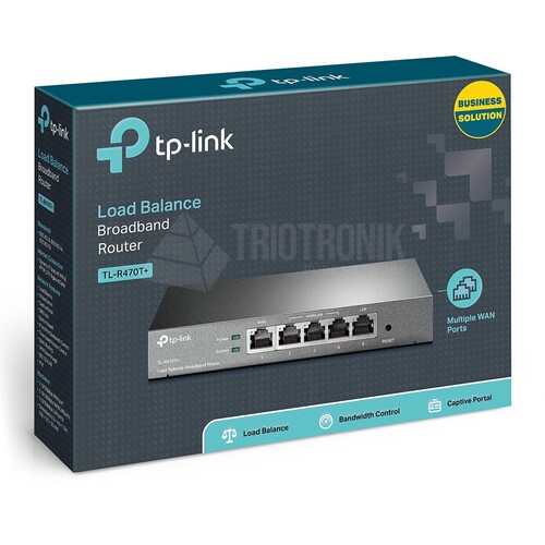 TL-R470T+ TP-Link Load Balance Broadband Router Produktbild Additional View 2 L