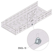 17165 Trayco CT JBP UG Kabelrinnen Montageplatte ultra galva Produktbild Additional View 2 S