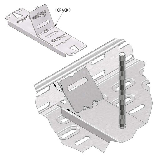 17176 Trayco CT60 IB 150 UG Aufhängebügel für Kabelrinne 150mm Produktbild Additional View 2 L