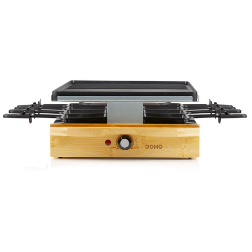 DO9246G Domo Raclette Grill Bamboo für 8 Personen Produktbild Additional View 2 L