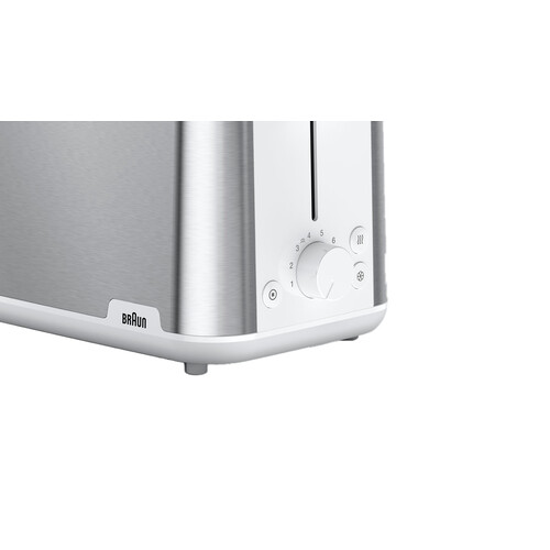 0X23010039 Braun HT1510WH Toaster PurShine 1000W Silber/weiß Produktbild Additional View 2 L