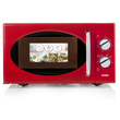 DO2925 Domo Mikrowelle 25l Drehteller 27 cm Rot Produktbild Additional View 2 S