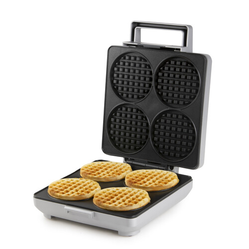 DO9251W Domo Waffeleisen für 4 runde Waffeln Produktbild Additional View 2 L