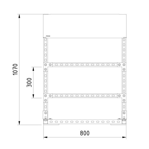 20040 Trayco RS-0800-UG Roofshelter kit W=800mm, ultra galv. Produktbild Additional View 2 L