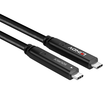 43398 Lindy 10m USB 3.2 Gen 2 & DP 1.4 Typ C Hybridkabel Produktbild Additional View 2 S