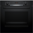 HBA574BB3 Bosch Einbau-Backofen 60x60 cm Schwarz Produktbild 2 S