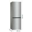 744208 Gorenje NFB612CSXL4 Kühl- Gefrierkombination 185x60x59.2cm NoFrost Produktbild 2 S