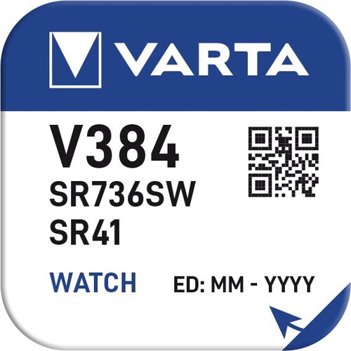 00384101111 VARTA WATCH V384 (1STK.-BL.) Knopfzellenbatterie 1,55V Produktbild Additional View 3 L