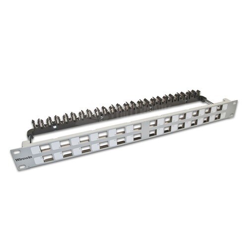 WKS PANEL 24 Wirewin Wirewin High Quality 24 Port Leerpanel für Keystone Produktbild Additional View 3 L