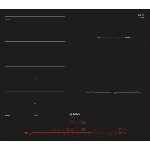 PXE601DC1E Bosch PXE601DC1E 60 cm Kochstelle Glaskeramik Produktbild Additional View 3 L