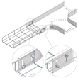 10180 Trayco CT60-T-200-PG Kabelrinne T-Stück 200 Produktbild Additional View 3 S