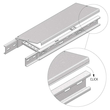 10416 Trayco CT C 100 2DG Kabelrinne Deckel klipsbar   Cable Tray Cover Produktbild Additional View 3 S