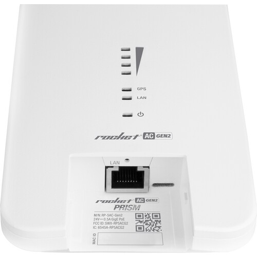 RP-5AC-GEN2 Ubiquiti 5 GHz Rocket AC, PRISM, Gen2 Produktbild Additional View 3 L