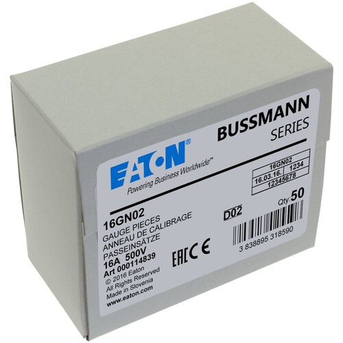 16GN02 Eaton PASSHUELSEN DO2 16A 400V FUER E18 Produktbild Additional View 3 L